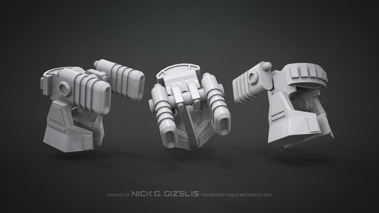 Mech Weapons by Mega Mech Pack — 3D Дизайн — DevTribe: инди-игры, разработка, сообщество