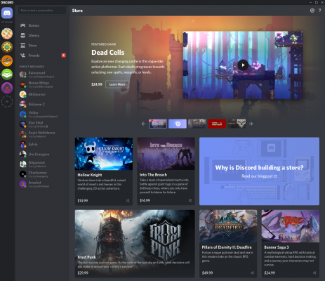 Магазин Discord и поддержка Инди — Новости — DevTribe: инди-игры, разработка, сообщество (discord)