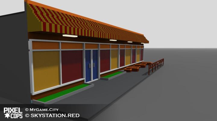 Здания, машины и ... — Pixel Cops — DevTribe: инди-игры, разработка, сообщество (мобильные игры, Разработка, разработка)